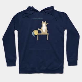 Wassermann Katze Hoodie